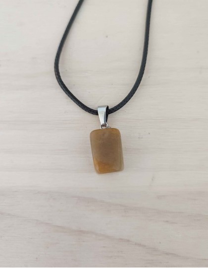 Colar com Aventurina Amarela