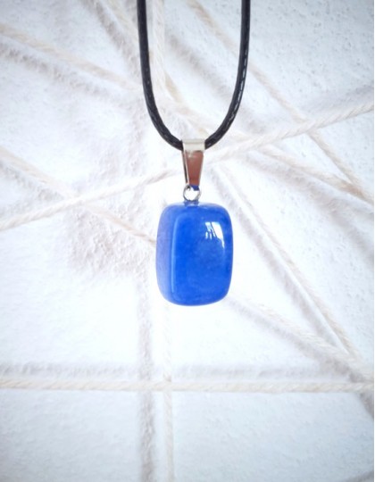 Colar com Ágata Azul