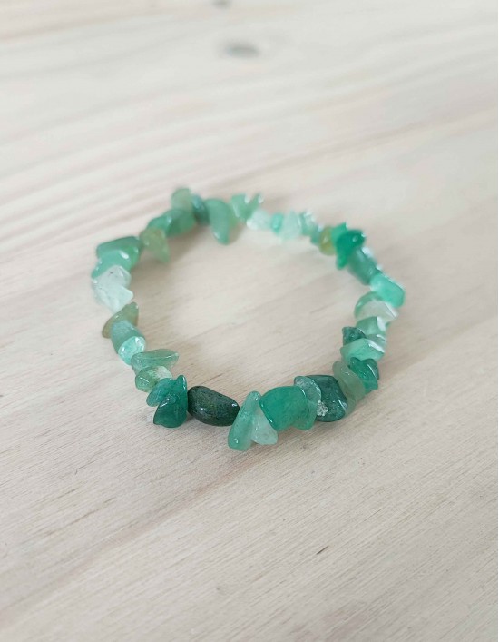 Pulseira Chips - Aventurina Verde