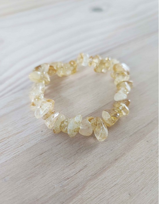 Pulseira Chips - Citrino