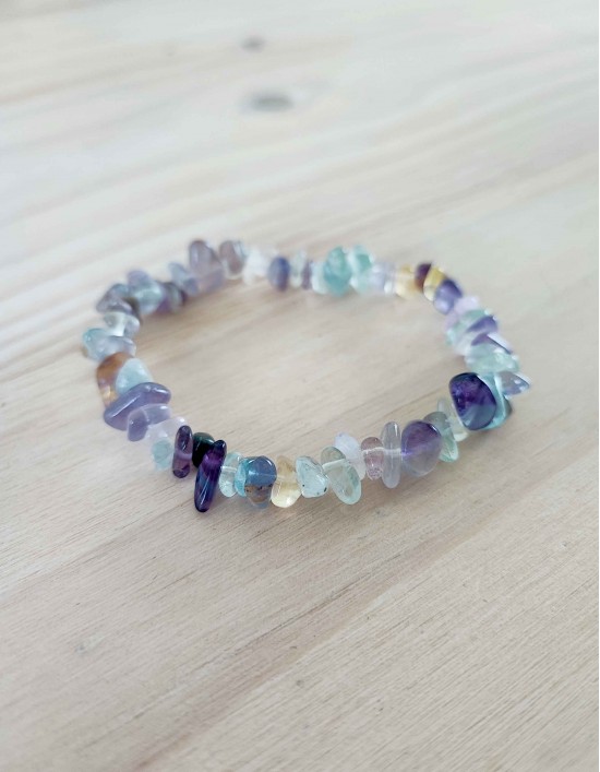 Pulseira Chips - Fluorite