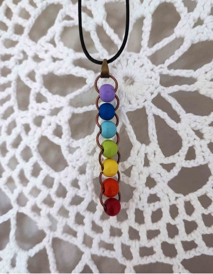 Colar - Chakras (Madeira)