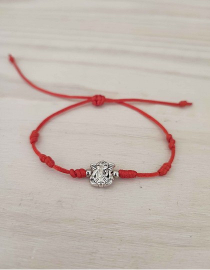 Pulseira dos 7 Nós (Vermelho) - Ganesha