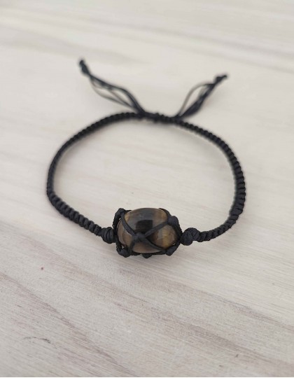 Pulseira de Rede - Olho de Tigre