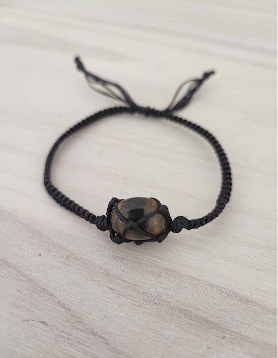 Pulseira de Rede - Olho de Tigre