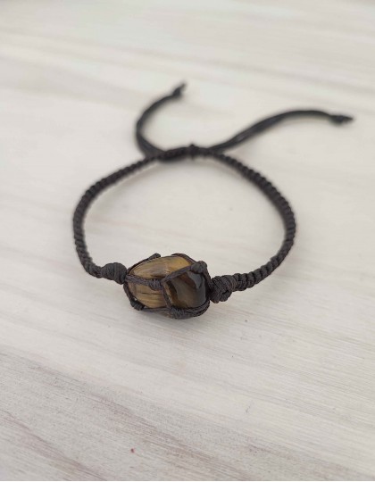 Pulseira de Rede - Olho de Tigre