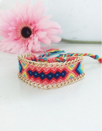 Pulseira Boho em Linha