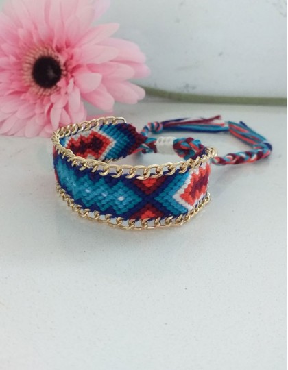 Pulseira Boho em Linha