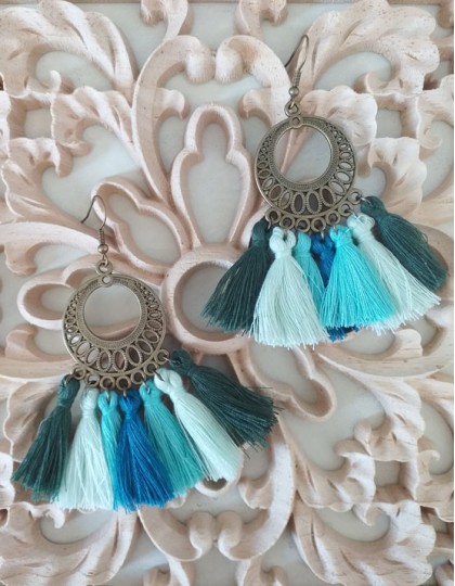 Brincos Boho - Coloridos