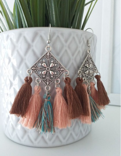 Brincos Boho - Coloridos