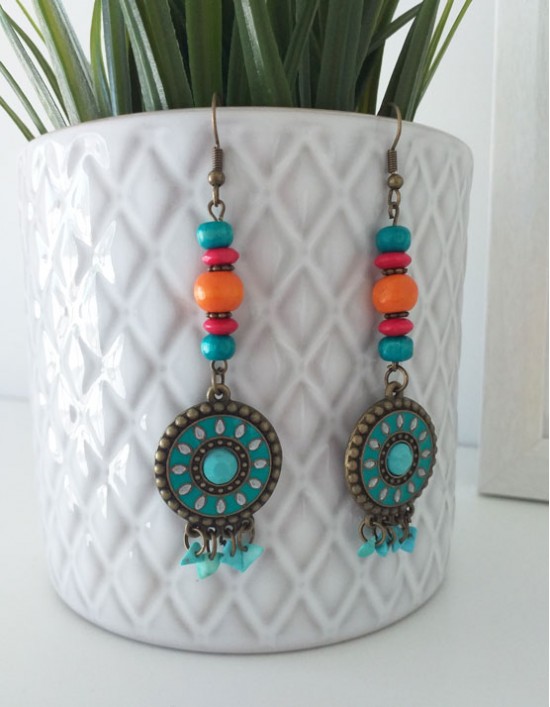 Brincos Boho - Mandalas