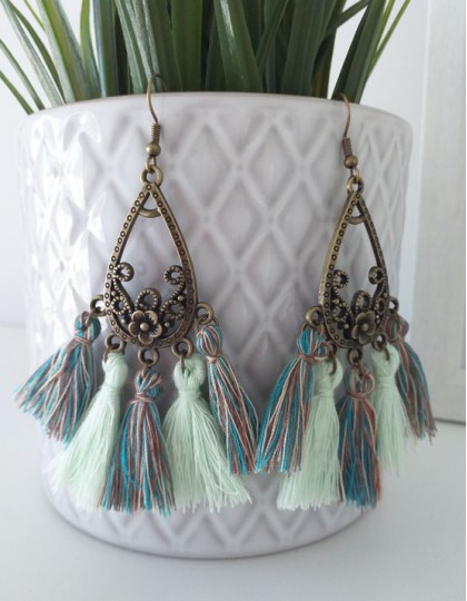 Brincos Boho - Coloridos