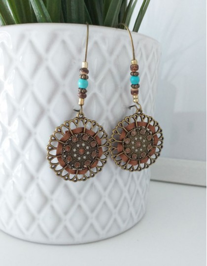 Brincos Boho - Mandalas