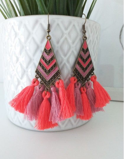 Brincos Boho - Coloridos