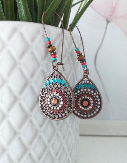 Brincos Boho - Formato Gota