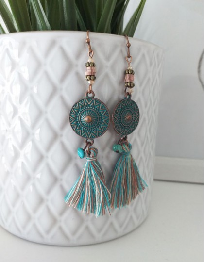 Brincos Boho - Mandalas