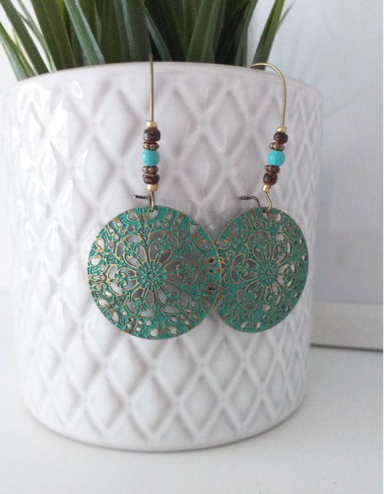 Brincos Boho - Mandalas