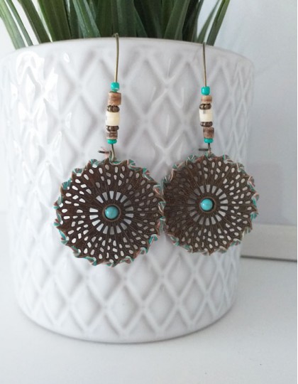 Brincos Boho - Mandalas