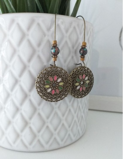 Brincos Boho - Mandalas