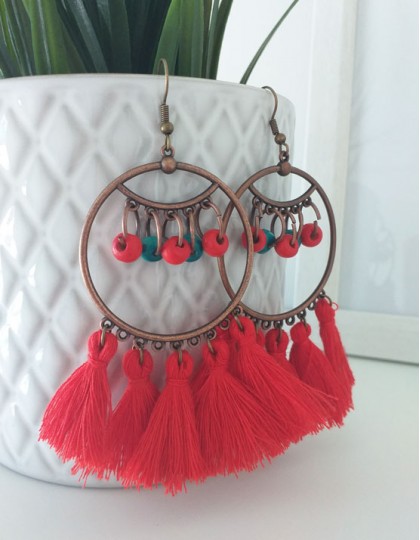 Brincos Boho - Coloridos