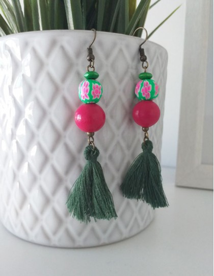 Brincos Boho - Coloridos
