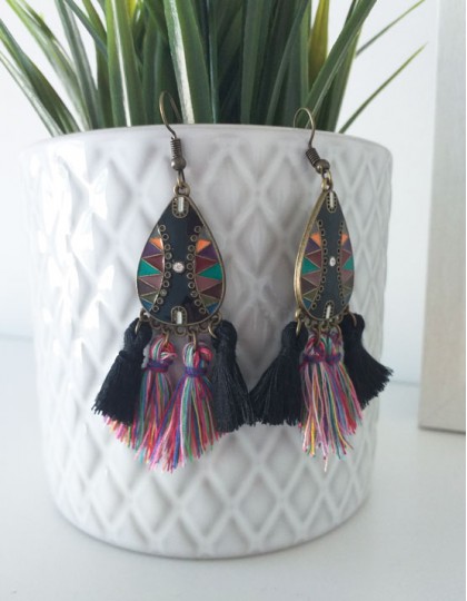 Brincos Boho - Coloridos