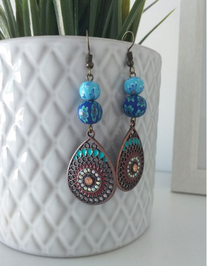 Brincos Boho - Formato Gota