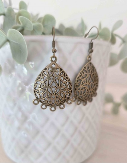 Brincos Boho - Formato Gota