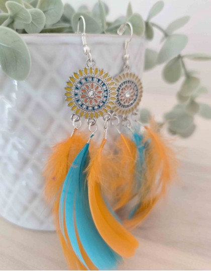 Brincos Boho - Mandalas