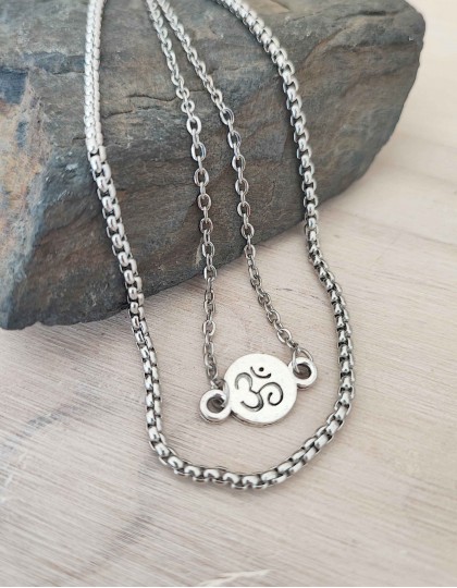 Conjunto de Colares em Aço  - Om