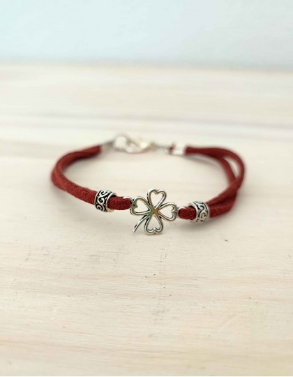 Pulseira Boho - Trevo