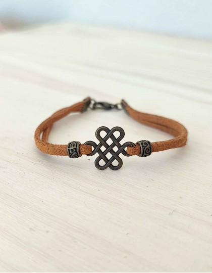 Pulseira Boho - Nó Infinito Budista