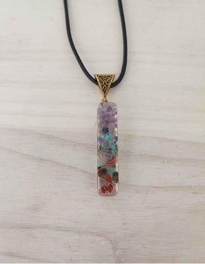Colar de Orgonite - Barra