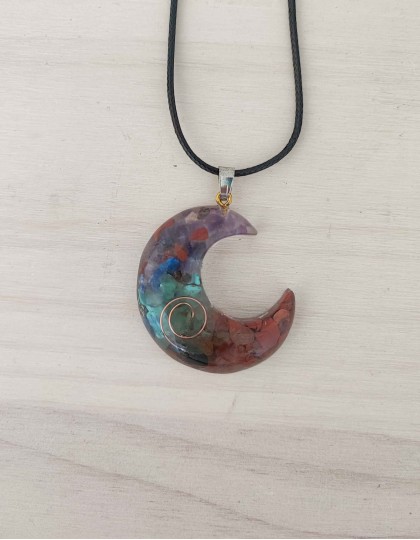Colar de Orgonite - Lua