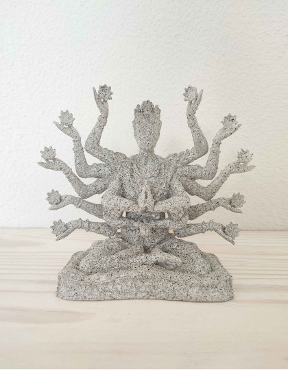 Estatueta Chenrezig de 1000 Braços (Tibetano) - 17cm
