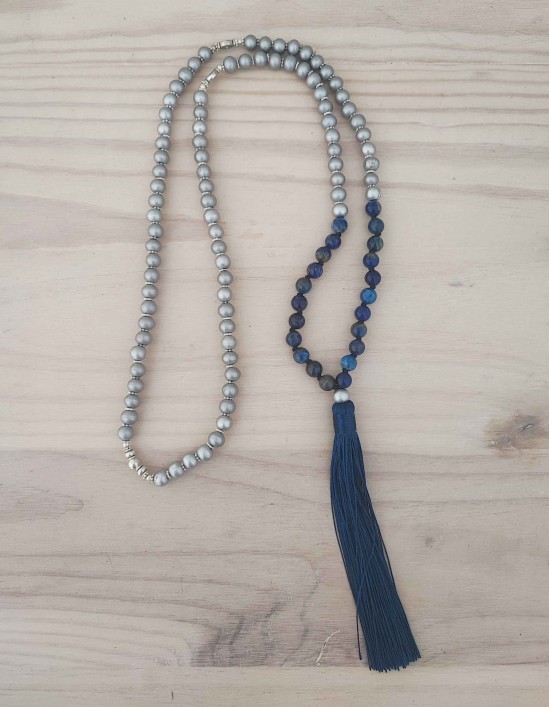 Japamala de Sândalo e Lápis-Lazuli (ref.: 108666)